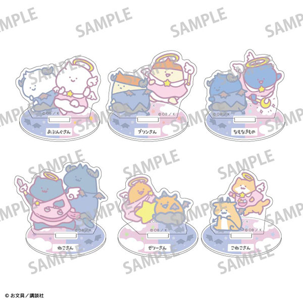 お文具といっしょ トレーディングアクリルスタンド/てんしとあくま 6個入りBOX[カミオジャパン]《０３月予約》