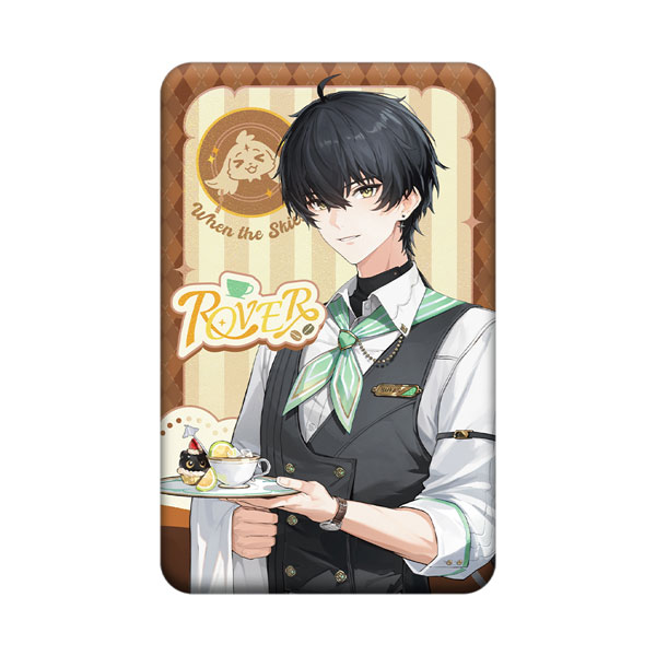 【限定販売】鳴潮晴れの日の約束テーマ スクエアブリキバッジ 男漂泊者[KURO GAMES]《発売済・在庫品》