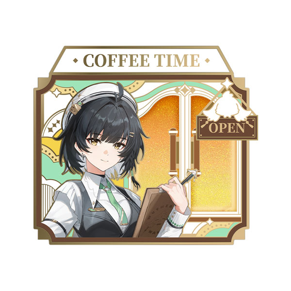 【限定販売】鳴潮晴れの日の約束テーマ メタルバッジ 女漂泊者[KURO GAMES]《０６月仮予約》