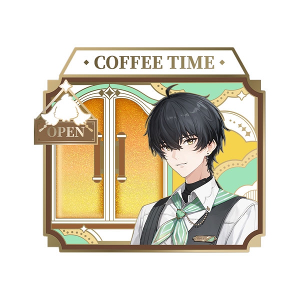 【限定販売】鳴潮晴れの日の約束テーマ メタルバッジ 男漂泊者[KURO GAMES]《０６月仮予約》