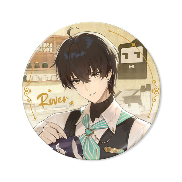 【限定販売】鳴潮晴れの日の約束テーマ 両面ホログラムブリキバッジ 男漂泊者[KURO GAMES]《発売済・在庫品》