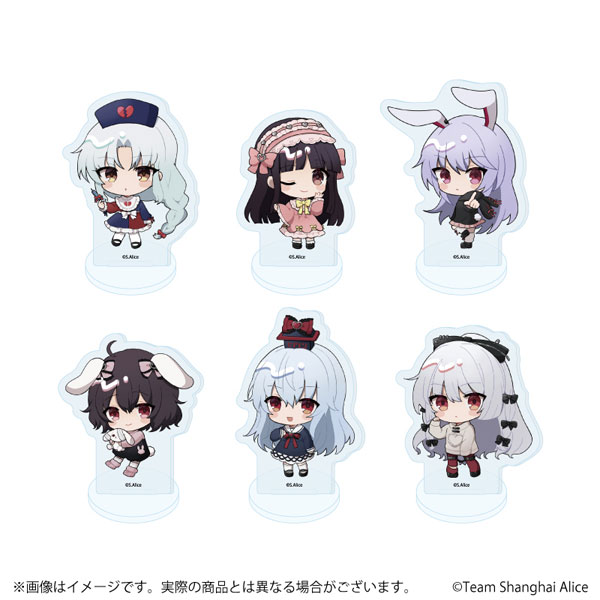 アクリルぷちスタンド「東方Project」03/病みかわいいver.(ミニキャライラスト) 6個入りBOX