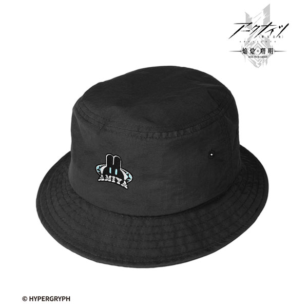 アナスタシア　黒ビーズ刺繍バケットハット 寿司HAT 刺繍バケットハット