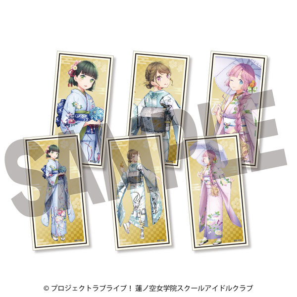 ラブライブ!蓮ノ空女学院スクールアイドルクラブ×加賀友禅こらぼ 第二弾 TRクリアマーカー 3パック入りセット