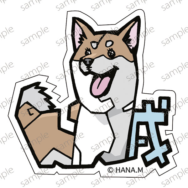 ガスコイン・ステッカー No.3 『干支と猫』イヌ[ガスコイン・カンパニー]《発売済・在庫品》