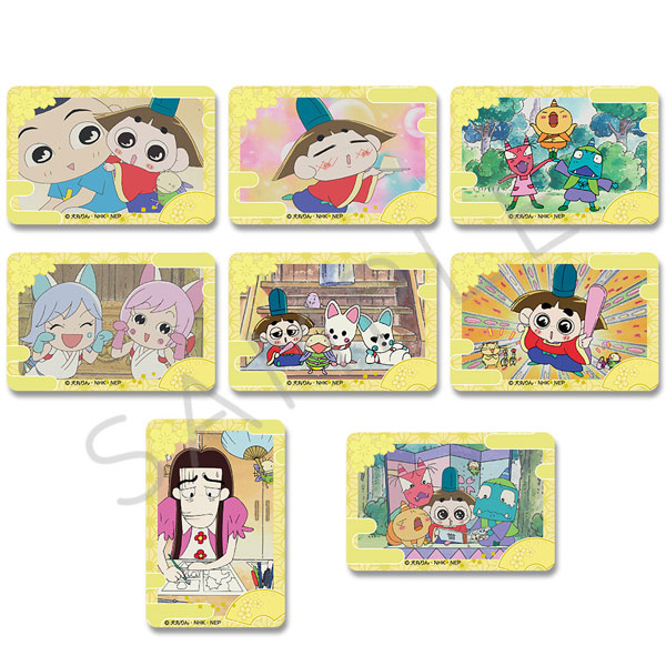 TVアニメ「おじゃる丸」 クリアカードステッカー 8個入りBOX