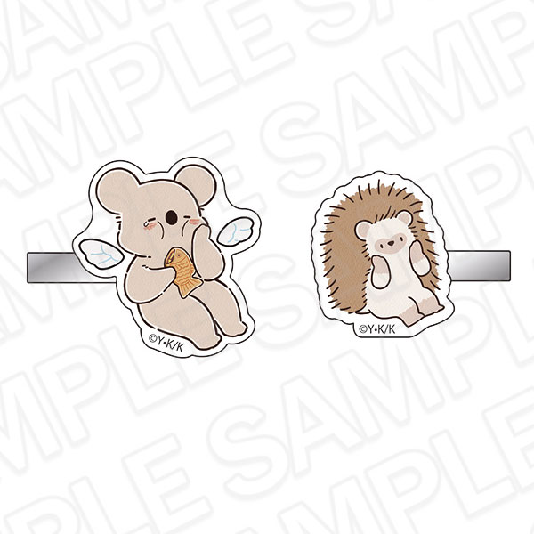 アニメ「コアラ絵日記」 フロッキーアクリルヘアクリップセット コアラとハリネズミ[コンテンツシード]《０３月予約》