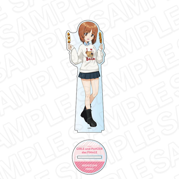 ガールズ＆パンツァー 最終章 デカアクリルスタンド 西住みほ 食べ歩き ver.