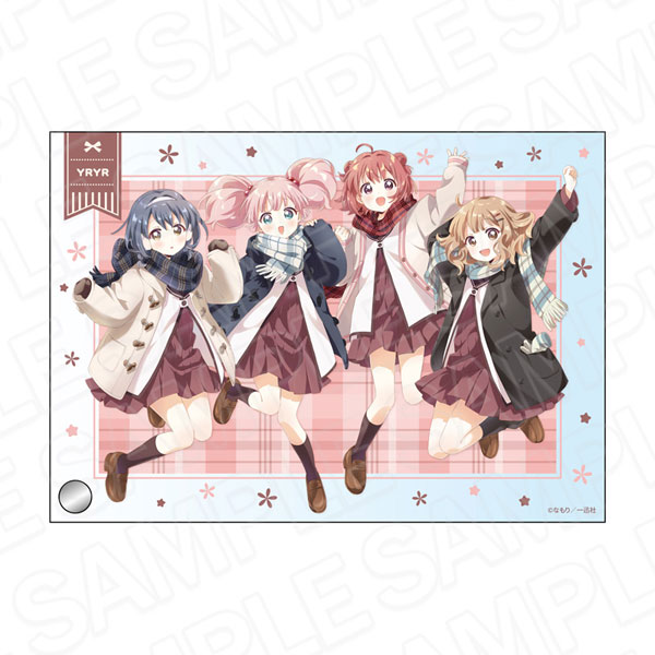 ゆるゆり ミニアクリルアート あかり＆ちなつ＆櫻子＆向日葵 マフラー