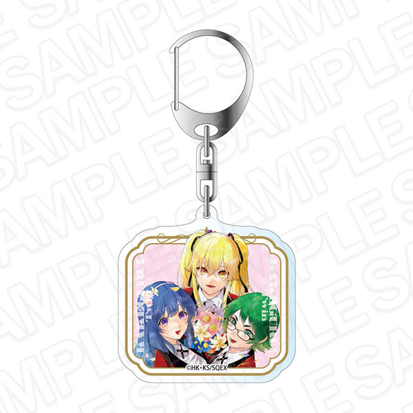 賭ケグルイ双 アクリルキーホルダー 芽亜里＆つづら＆雪見[コンテンツ