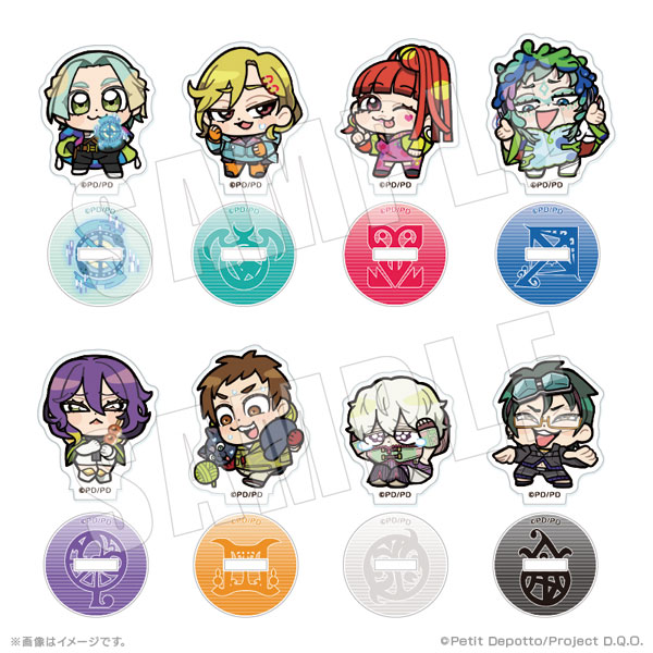 アニメ グノーシア×ぶくぶ ちいさめアクリルスタンド 8個入りBOX