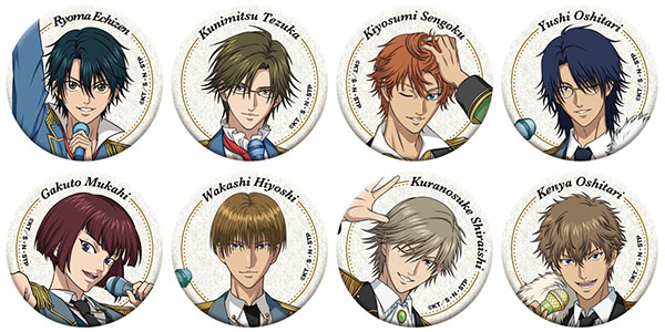 新テニスの王子様 ホログラムキャラバッジコレクション/A 8個入りBOX