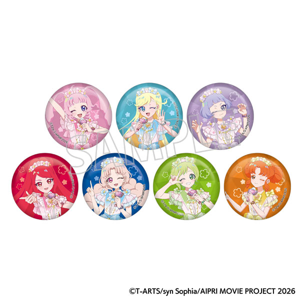 映画ひみつのアイプリ まんかいバズリウムライブ！ ホログラムキャラバッジコレクション/A 7個入りBOX