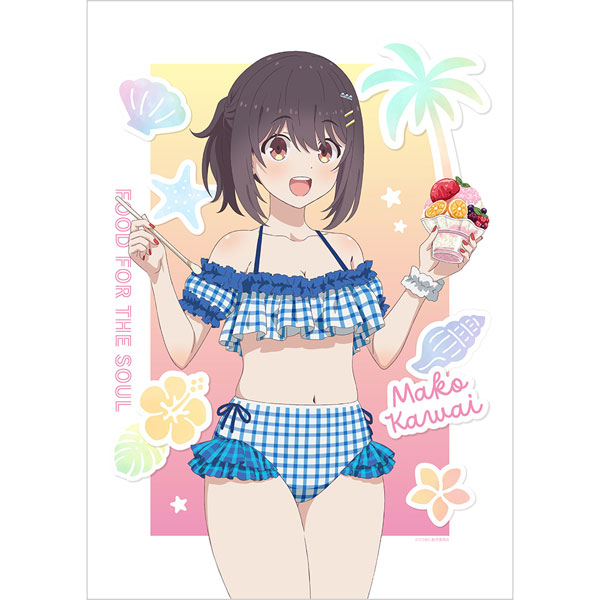 [日々は過ぎれど飯うまし]描き下ろしB2タペストリー(河合まこ/水着)Wスエード[カーテン魂]《０５月予約》