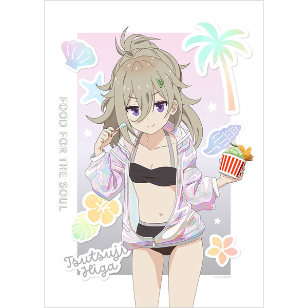 [日々は過ぎれど飯うまし]描き下ろしB2タペストリー(比嘉つつじ/水着)Wスエード[カーテン魂]《０５月予約》