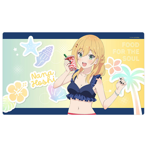 [日々は過ぎれど飯うまし]描き下ろしラバーマット(星なな/水着)[カーテン魂]《０５月予約》