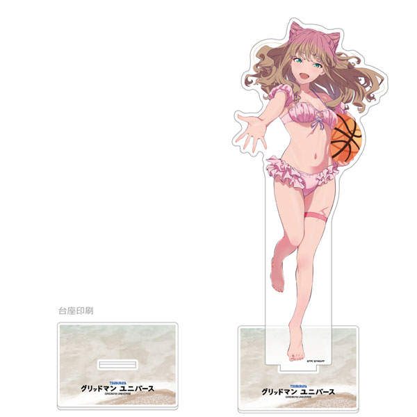 グリッドマン ユニバース]描き下ろし特大アクリルスタンド(南夢芽/水着 