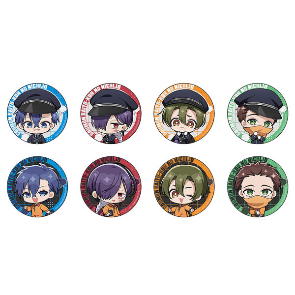 [拷問バイトくんの日常]トレーディング缶バッジ(看守＆囚人/ミニキャラ) 8個入りBOX