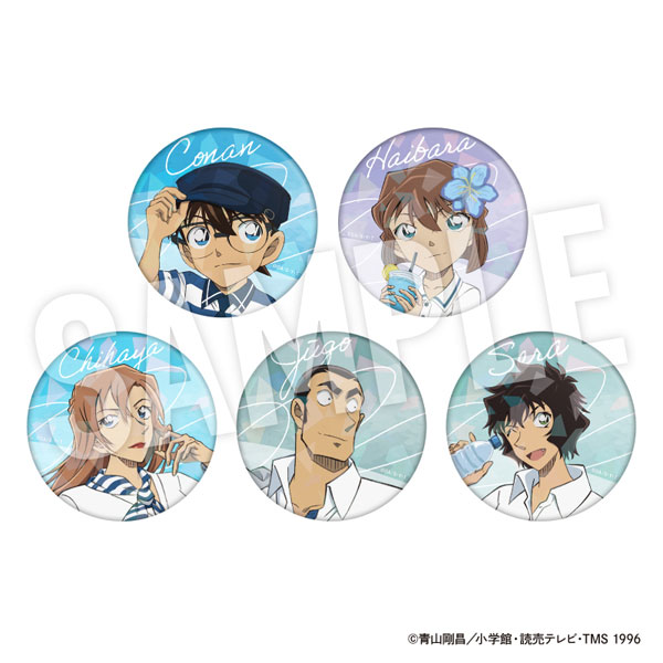 名探偵コナン トレーディングホロ缶バッジ Seaside 5個入りBOX[YTE