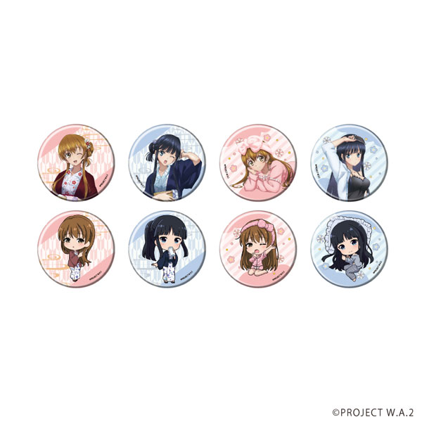 缶バッジ「WHITE ALBUM2」02/描き下ろし&描き起こしイラスト 8個入りBOX