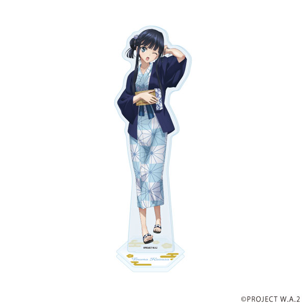 アクリルスタンド「WHITE ALBUM2」08/かずさ 浴衣Ver.(描き下ろしイラスト)[A3]《在庫切れ》