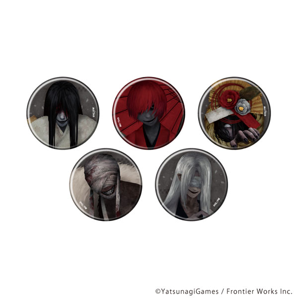 缶バッジ「文字化化」01/正月ver. 描き下ろしイラスト 5個入りBOX