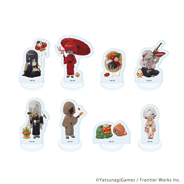 アクリルぷちスタンド「文字化化」01/正月ver. グラフアートイラスト 8個入りBOX