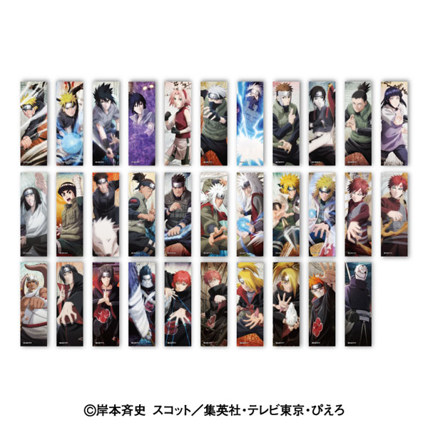 NARUTO -ナルト- 疾風伝 キャラポスミニステッカーコレクション 16パック入りBOX
