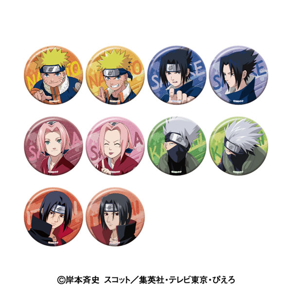 NARUTO -ナルト- ラメキラカンバッジコレクション 10個入りBOX