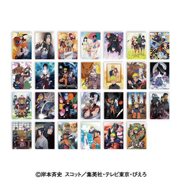 NARUTO -ナルト- 疾風伝 生ブロマイドコレクション 9パック入りBOX