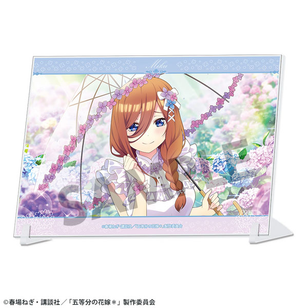 五等分の花嫁* A6ビジュアルアクリルプレート vol.1 中野三玖[ホビーストック]《０３月予約》