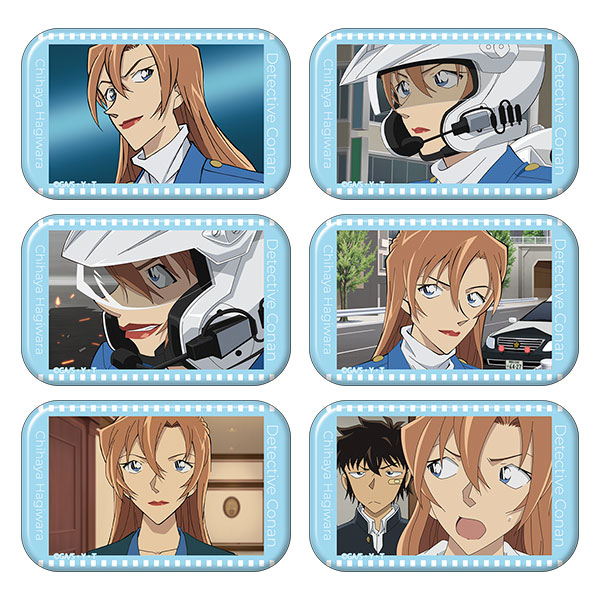 名探偵コナン スクエア缶バッジコレクション 萩原千速ver. 6個入りBOX[ムービック]《０４月予約》