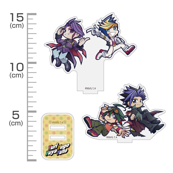 遊☆戯☆王ARC-V 榊遊矢＆ユート＆ユーゴ＆ユーリ デフォルメ アクリル