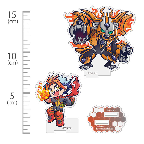 遊☆戯☆王VRAINS Soulburner＆転生炎獣ヒートライオ アクリルスタンド[コスパ]《０４月予約》