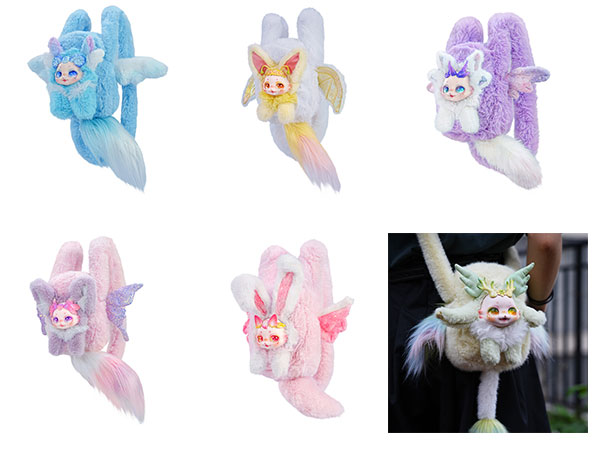 森野星漫シリーズ ソフビ×ぬいぐるみ ショルダーバッグ ブラインドボックス 6個入りBOX