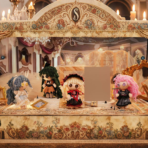 色褪せたティーパーティーシリーズ ぬいぐるみ ブラインドボックス 4個入りBOX