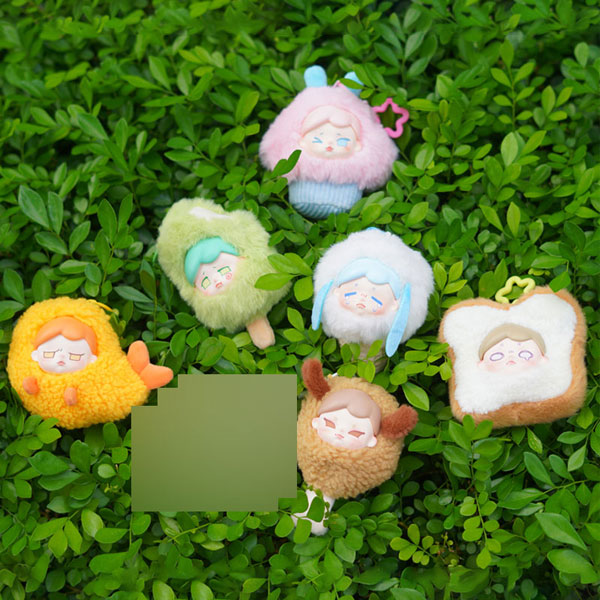 食物語 ソフビ×ぬいぐるみシリーズ マスコット ブラインドボックス 6個入りBOX