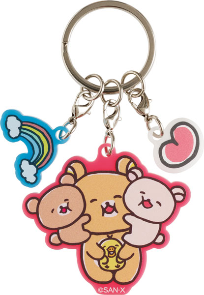 AB42401 リラックマ ゆるゆるぽかぽかシリーズ アクリルキーホルダー[サンエックス]《発売済・在庫品》