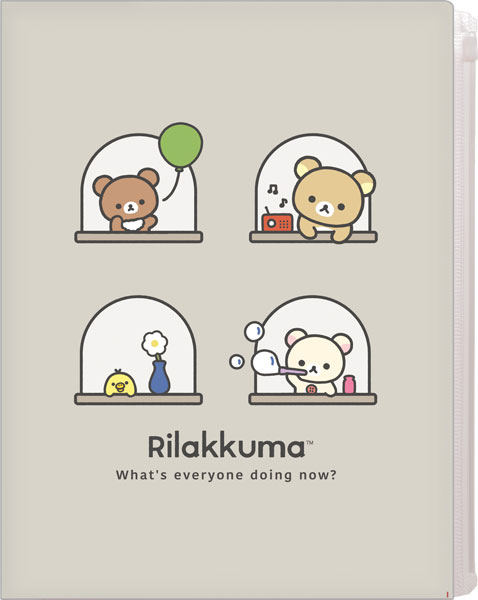 FA17902 リラックマ クリアホルダー(6+1ポケット)[サンエックス]《０２月予約》