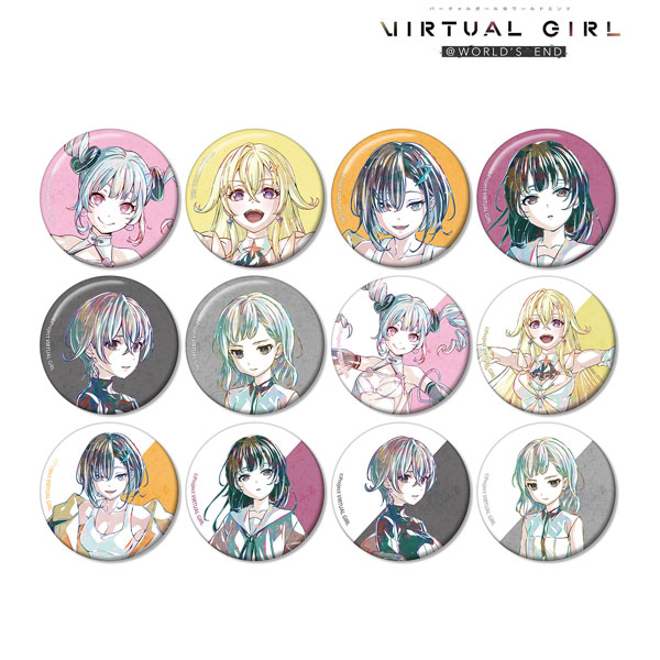 「VIRTUAL GIRL ＠ WORLD’S END」 トレーディング Ani-Art 缶バッジ 12個入りBOX