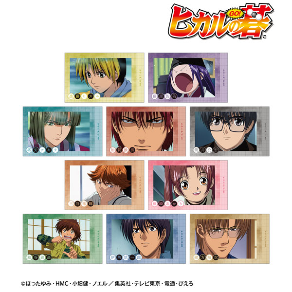 TVアニメ「ヒカルの碁」 トレーディング場面写インスタントカメラ風イラストカード 10個入りBOX