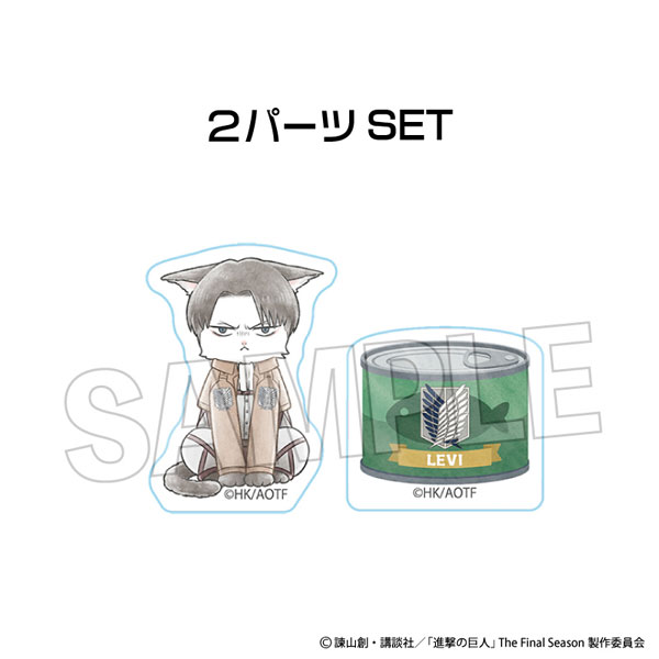 進撃の巨人 調査兵にゃん 積み積みブロック ミニ リヴァイ[PROOF