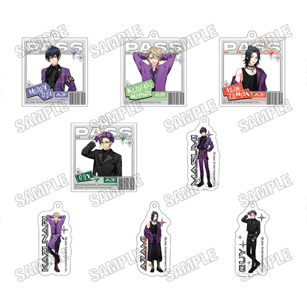 A3！ 描き下ろしアクリルキーホルダーコレクション 8個入りBOX