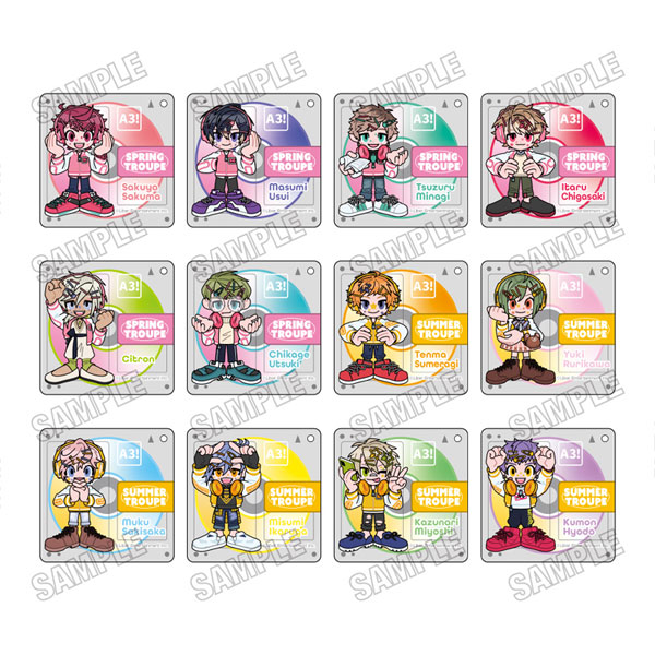 A3！ ミニキャラアクリルキーホルダーコレクションvol.1 12個入りBOX