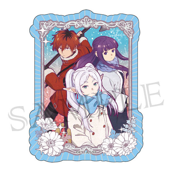 葬送のフリーレン ヴィンテージシリーズVol.5 ステッカー フリーレン一行(冬服)[ツインクル]《発売済・在庫品》