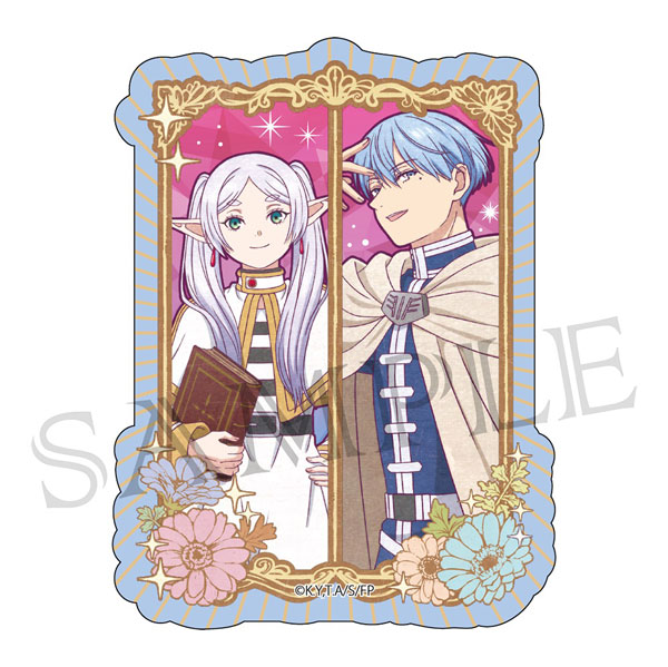 葬送のフリーレン ヴィンテージシリーズVol.5 ステッカー フリーレン＆ヒンメルA[ツインクル]《発売済・在庫品》