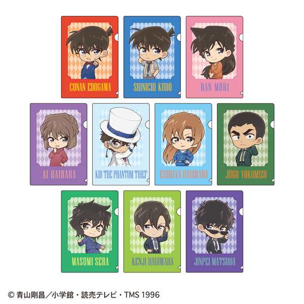 名探偵コナン A6クリアファイルコレクション(ミニキャラvol.1) 10個入りBOX[トーシンパック]《０４月予約》