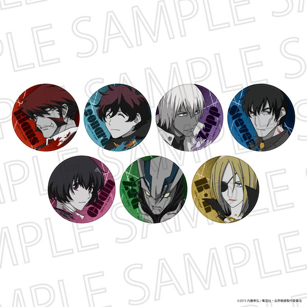 TVアニメ『血界戦線』 トレーディンググリッターカンバッジ(アクセントカラー) 7個入りBOX