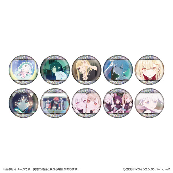 超かぐや姫！ トレーディングホログラム缶バッジ 10個入りBOX