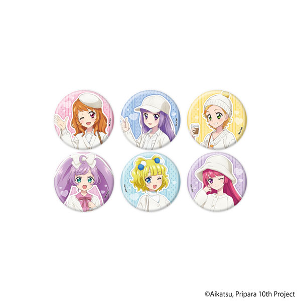 缶バッジ「アイカツ！×プリパラ THE MOVIE -出会いのキセキ！-」02/描き下ろしイラスト 6個入りBOX